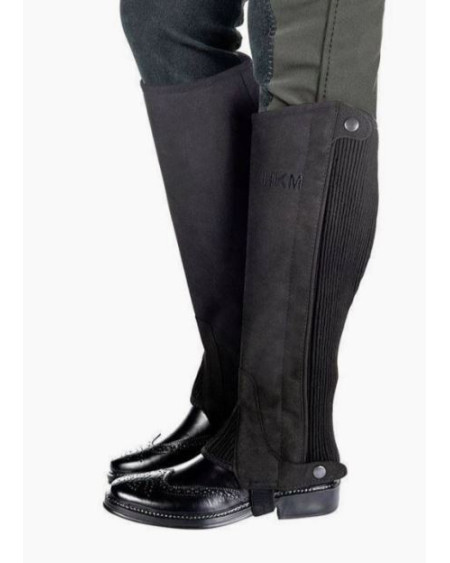HKM amara suedine chaps, Zwart