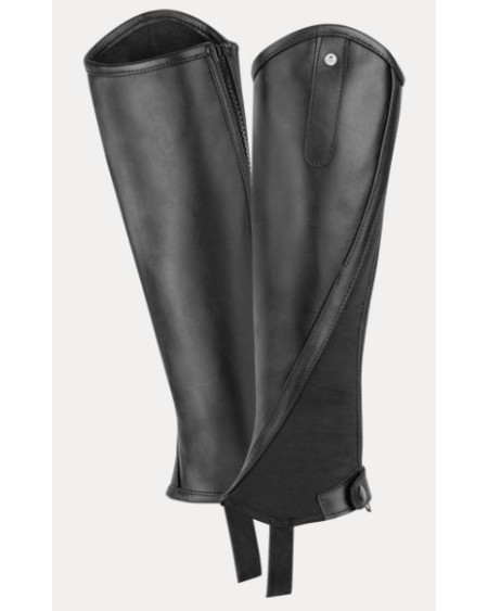 Elt leren chaps Elegance, Zwart