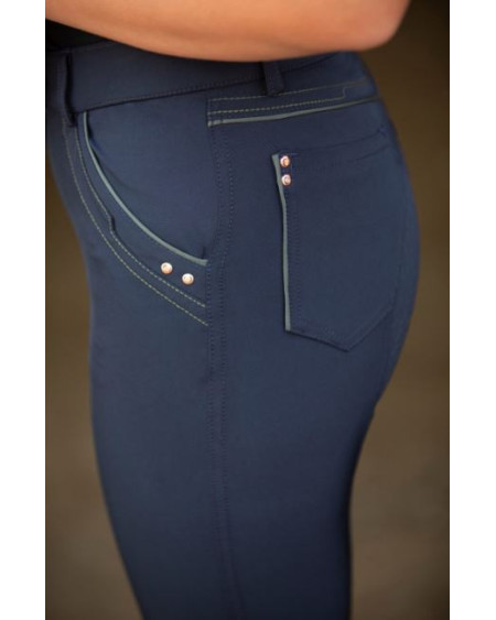 Harry's Horse Rijbroek Denici Cavalli Bosque Full Grip, Navy