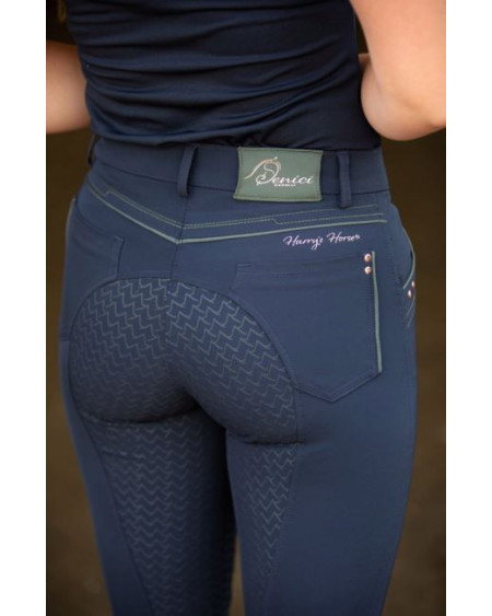 Harry's Horse Rijbroek Denici Cavalli Bosque Full Grip, Navy