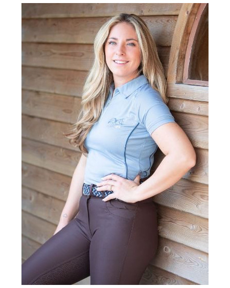 Harry's Horse Poloshirt Rodas SU23, Faded-Denim