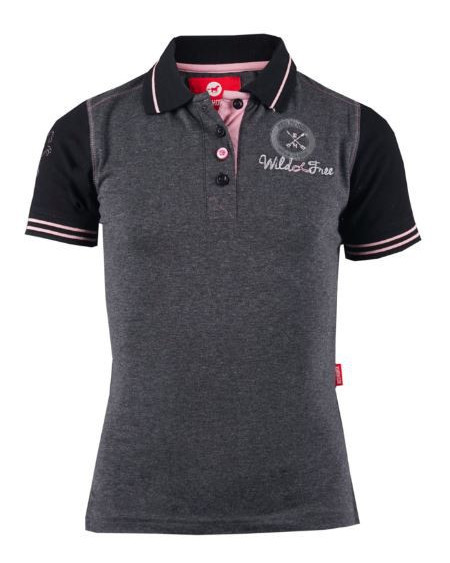 Red Horse poloshirt Filly, nachtblauw-roze