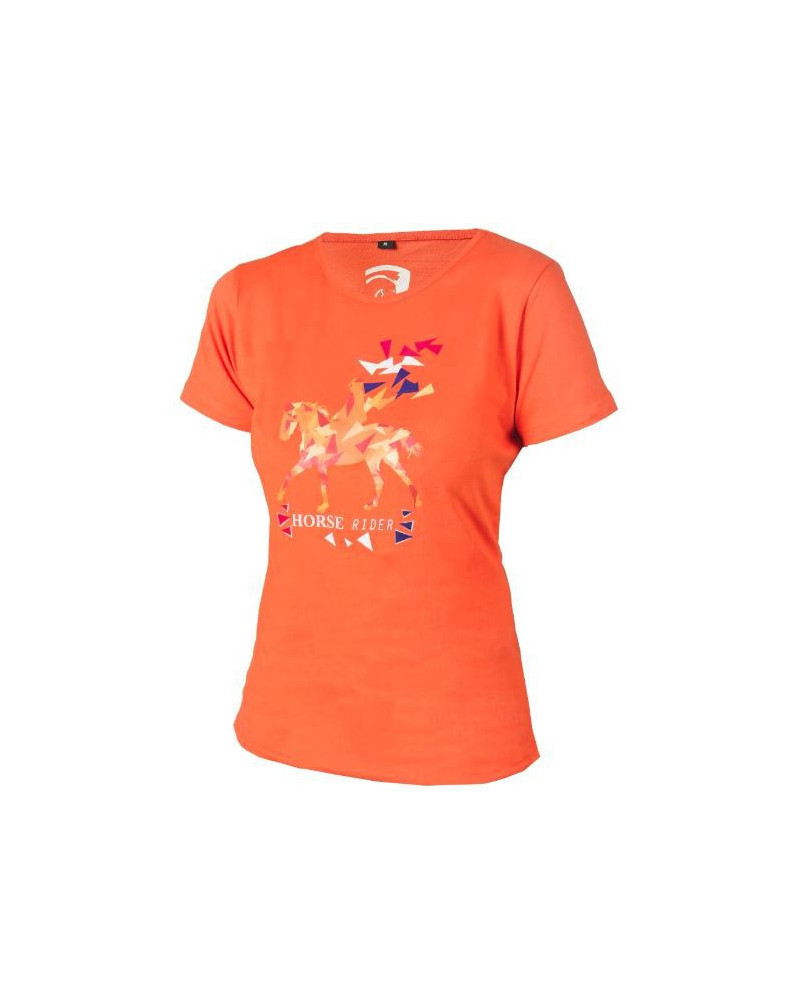 Horka Horse Rider t-shirt met print, Oranje