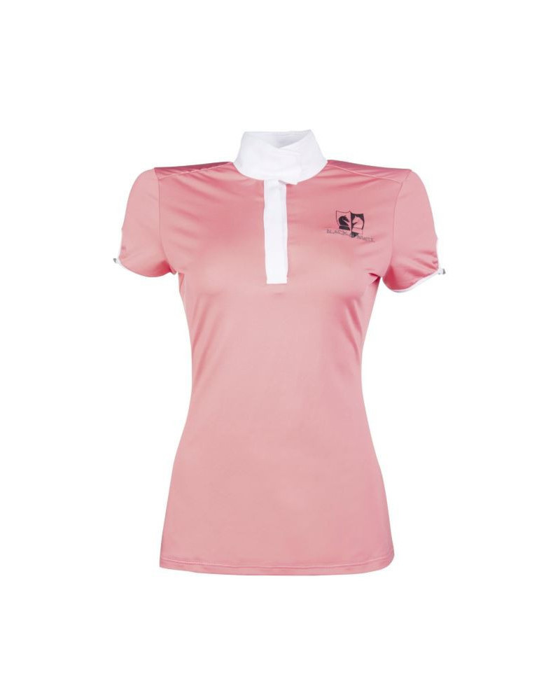 HKM wedstrijdshirt Black&White, Koraal