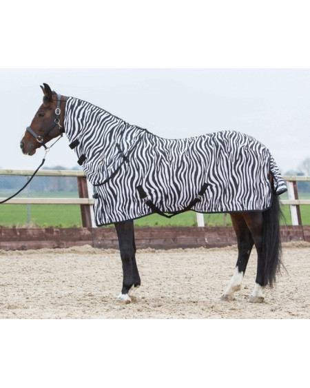 HH Vliegendeken met losse hals, zebra