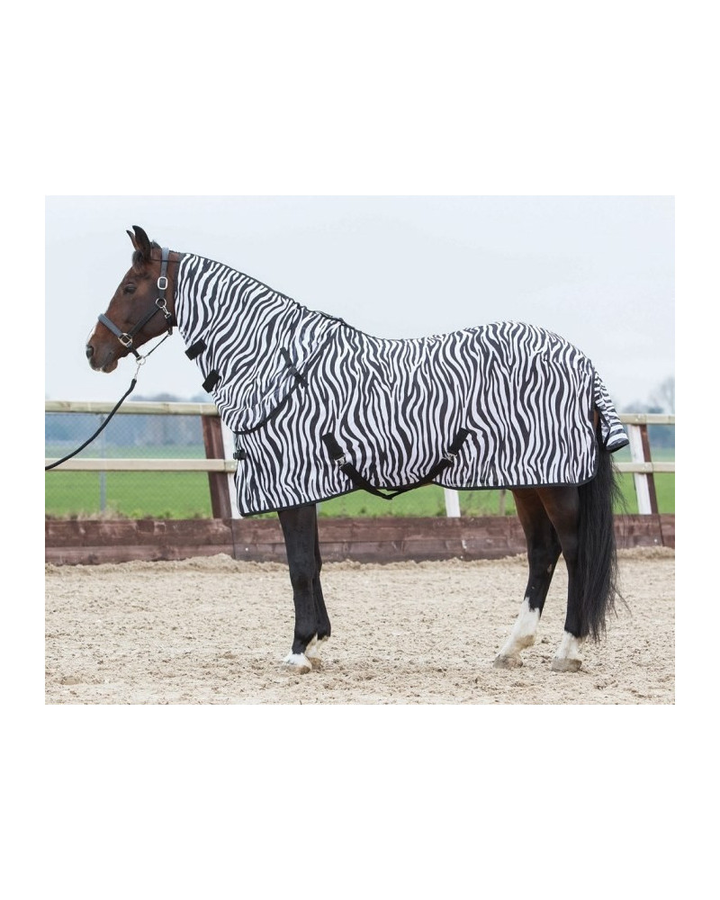 HH Vliegendeken met losse hals, zebra