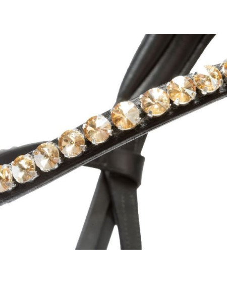 Kavalkade hoofdstel "Fortuna" KavalSH4, afneembare sperriem, Zwart