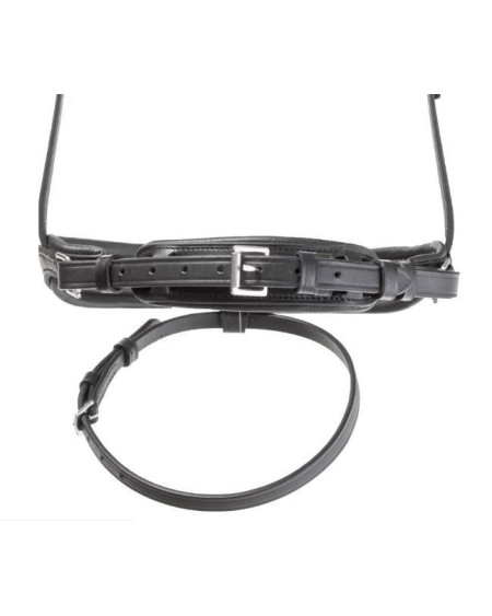 Kavalkade extra-brede aansnoerneusriem, Zwart