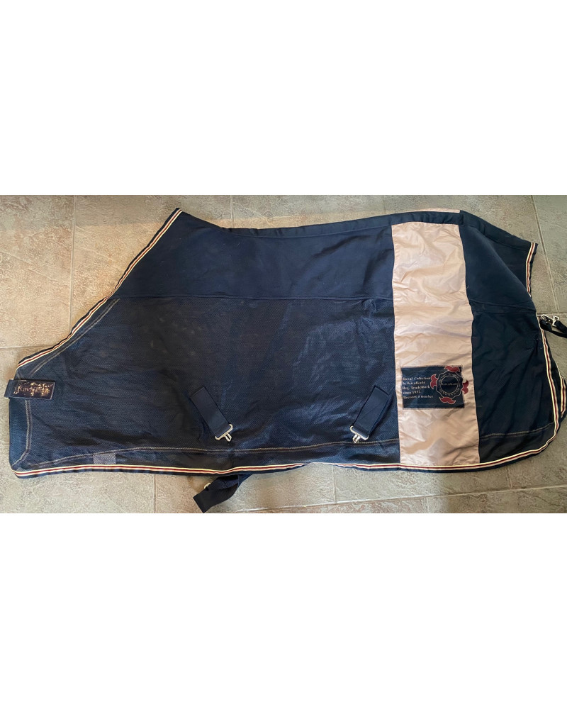 Kavalkade Royal Collection Vliegen-/Fleece deken, Navy