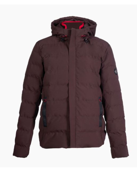 HKM gewatteerde herenjas Hamburg, Donkerbruin