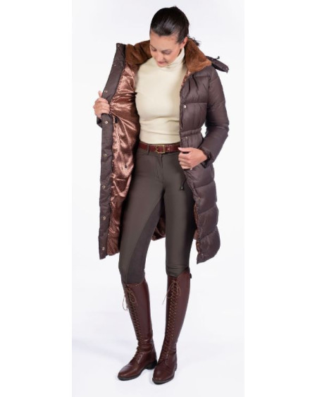 HKM gewatteerde jas Marrakesh, Donkerbruin