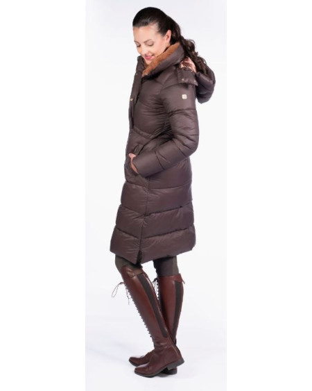 HKM gewatteerde jas Marrakesh, Donkerbruin