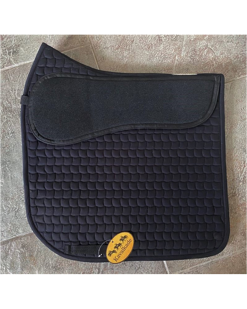 Kavalkade zadeldek/onderlegger KavalTop Vario Memory Foam 115 24, Zwart