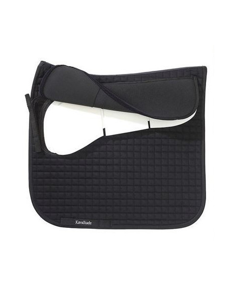 Kavalkade zadeldek/onderlegger KavalTop Vario Memory Foam 115 24, Zwart