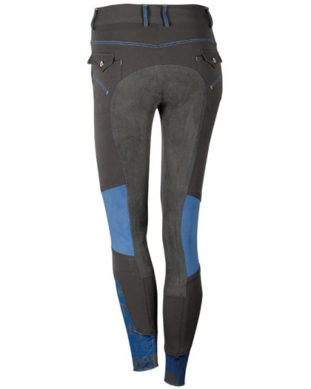 HH Otley Plus rijbroek, kunstl.zit, Dark Gull Gray