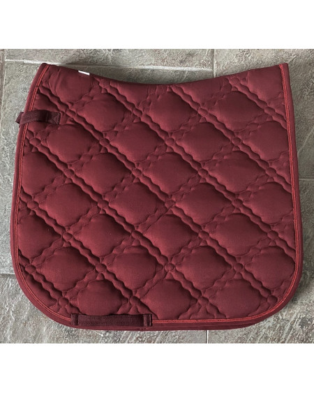 Kavalkade zadeldek met luxe stepping, Bordeaux