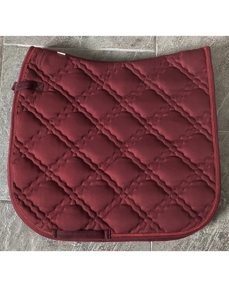 Kavalkade zadeldek met luxe stepping, Bordeaux