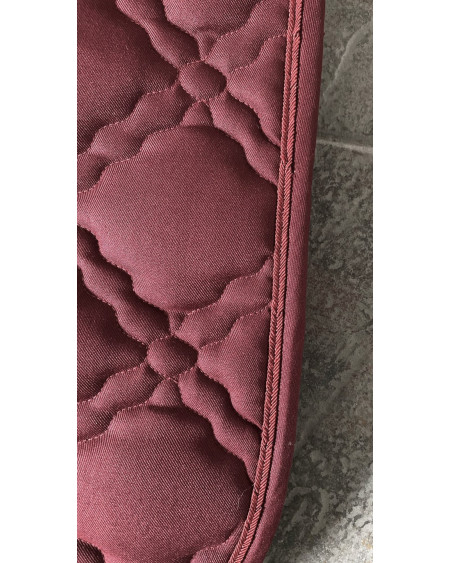 Kavalkade zadeldek met luxe stepping, Bordeaux