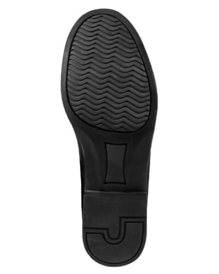 Horka leren jodphur schoen Natural, Zwart