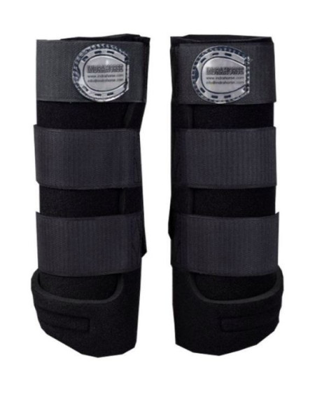 Indra beenbeschermer 3in1, Zwart