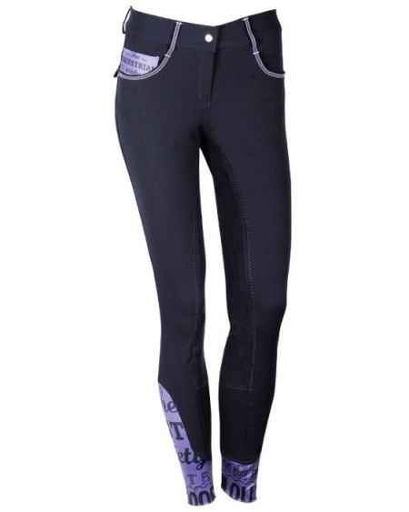 HH Otley Plus rijbroek, kunstl.zit, Total Eclipse