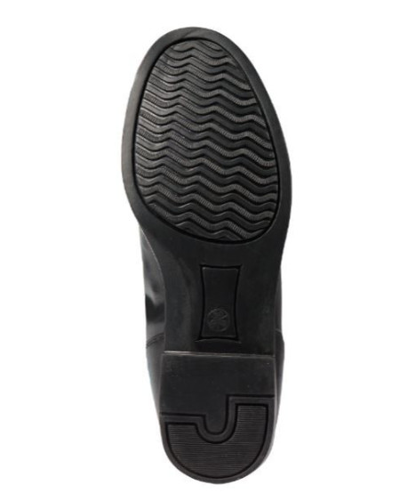 Horka leren rijlaars Isa, zwart