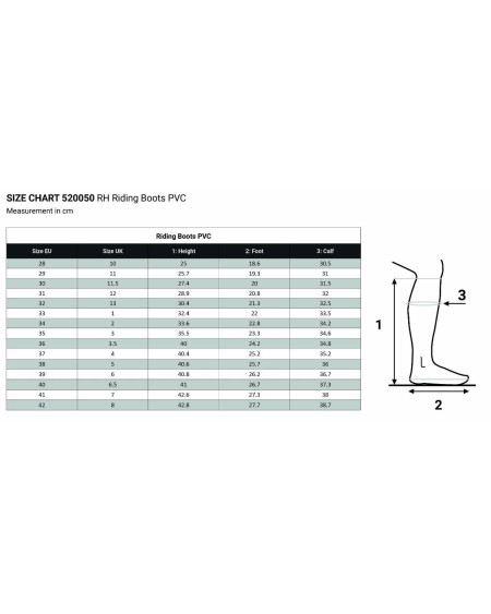 Red Horse rijlaars PVC, zwart