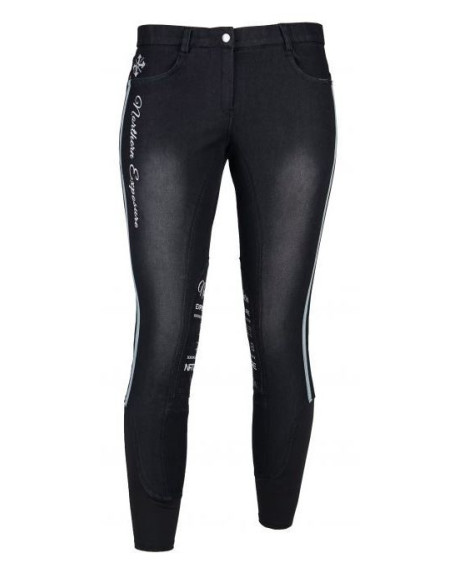 Horka rijbroek Kopenhagen, Siliconen knie, Zwart