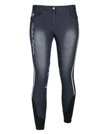 Horka rijbroek Kopenhagen, Siliconen Knie, Blauw