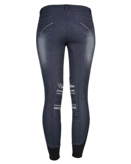 Horka rijbroek Kopenhagen, Siliconen Knie, Blauw