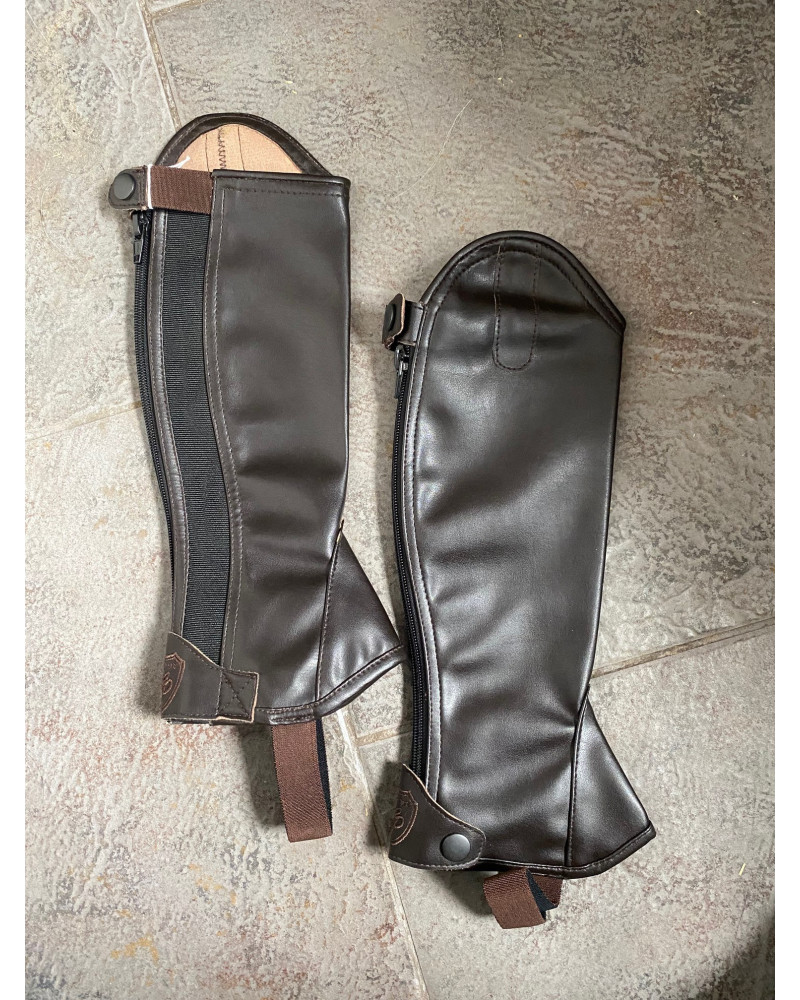Rider Pro Mini Chaps Amber, Donkerbruin