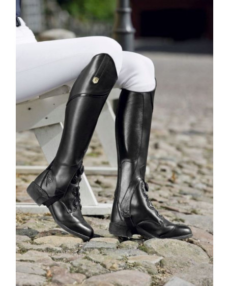 Mountain Horse Carbon Legging mini chaps, Zwart