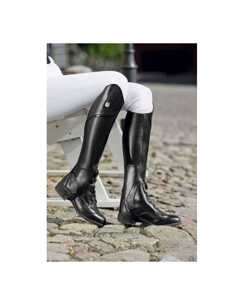 Mountain Horse Carbon Legging mini chaps, Zwart