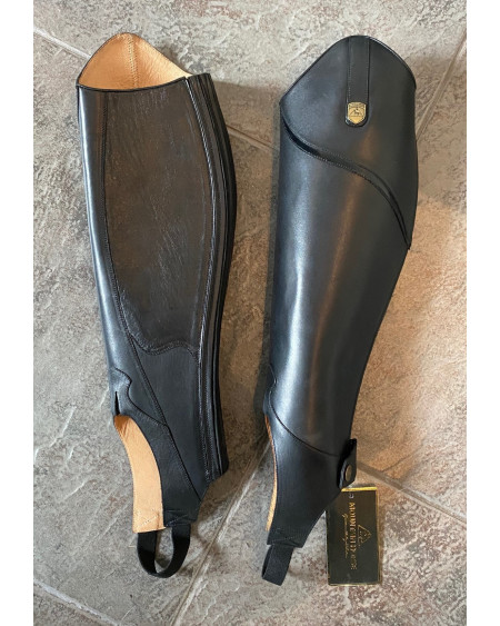 Mountain Horse Carbon Legging mini chaps, Zwart