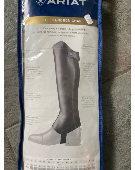 Ariat Gold / Kendron Chap, Zwart