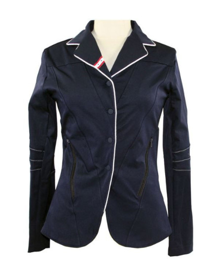 Rider Pro wedstrijdjasje Stars & Stripes, Zwart