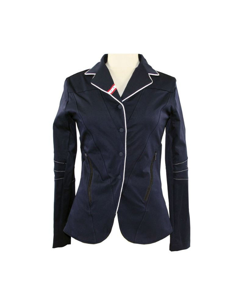 Rider Pro wedstrijdjasje Stars & Stripes, Zwart