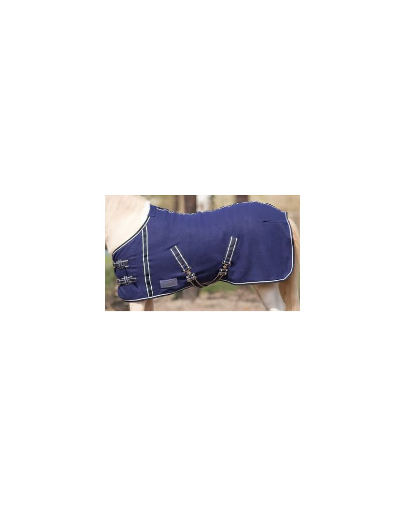 QHP fleece deken Falabella, Navy