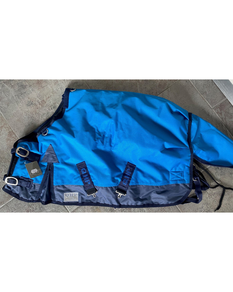 QHP 300gr Turnout deken, Blauw