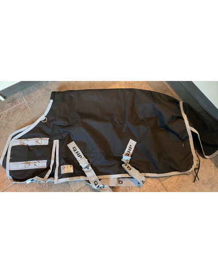 QHP 300gr Turnout deken, Zwart