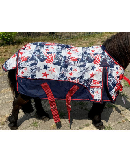QHP Falabella Turnout 200gr deken Hollywood Star