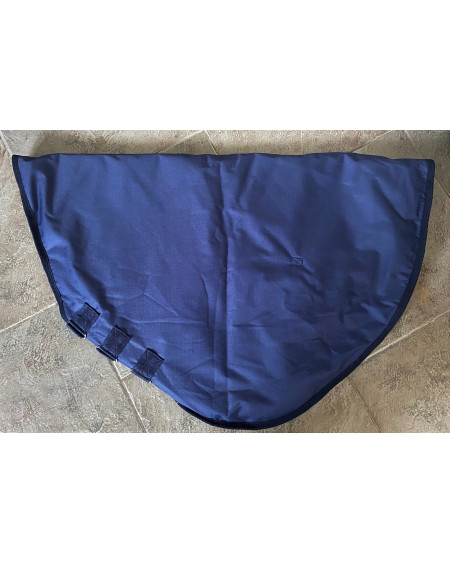 QHP 200gr Neck Turnout/Halsdeken (2), Navy