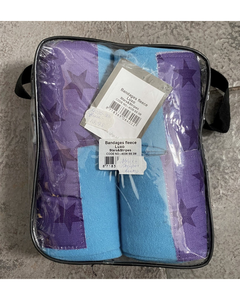QHP bandages fleece luxo stars & stripes