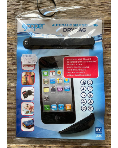 Gooper Automatic Self Sealing DRYBAG, Zwart