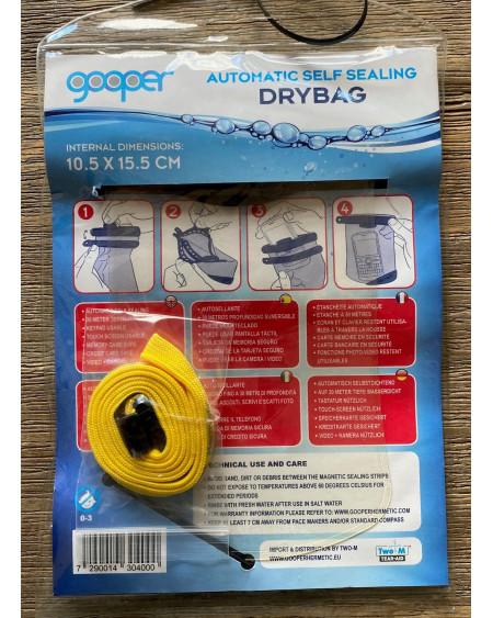 Gooper Automatic Self Sealing DRYBAG, Zwart