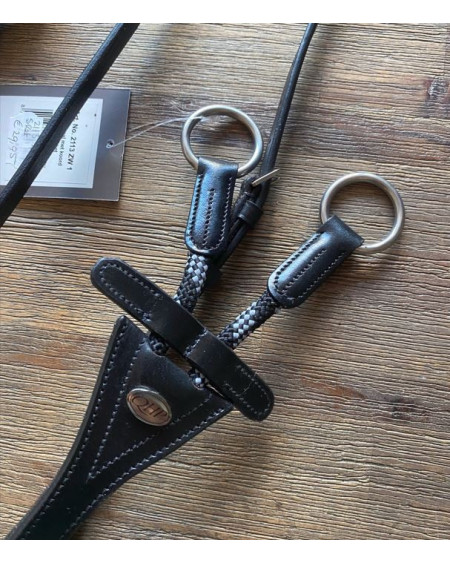 QHP Martingaal met Koord, Zwart