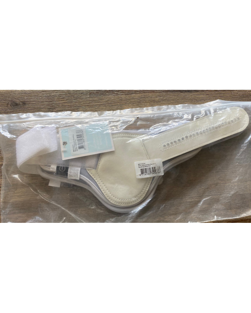 QHP shiny strijklappen Sparkling, Sparkling White