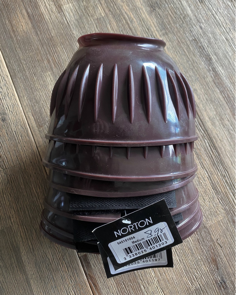 Norton rubber springschoenen, Bruin (beetje aubergine-kleur)
