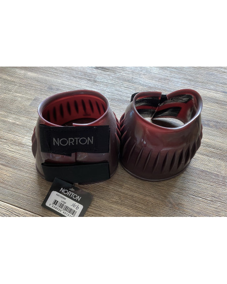 Norton rubber springschoenen, Bruin (beetje aubergine-kleur)
