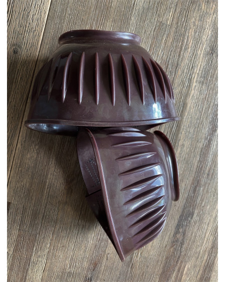 Norton rubber springschoenen, Bruin (beetje aubergine-kleur)
